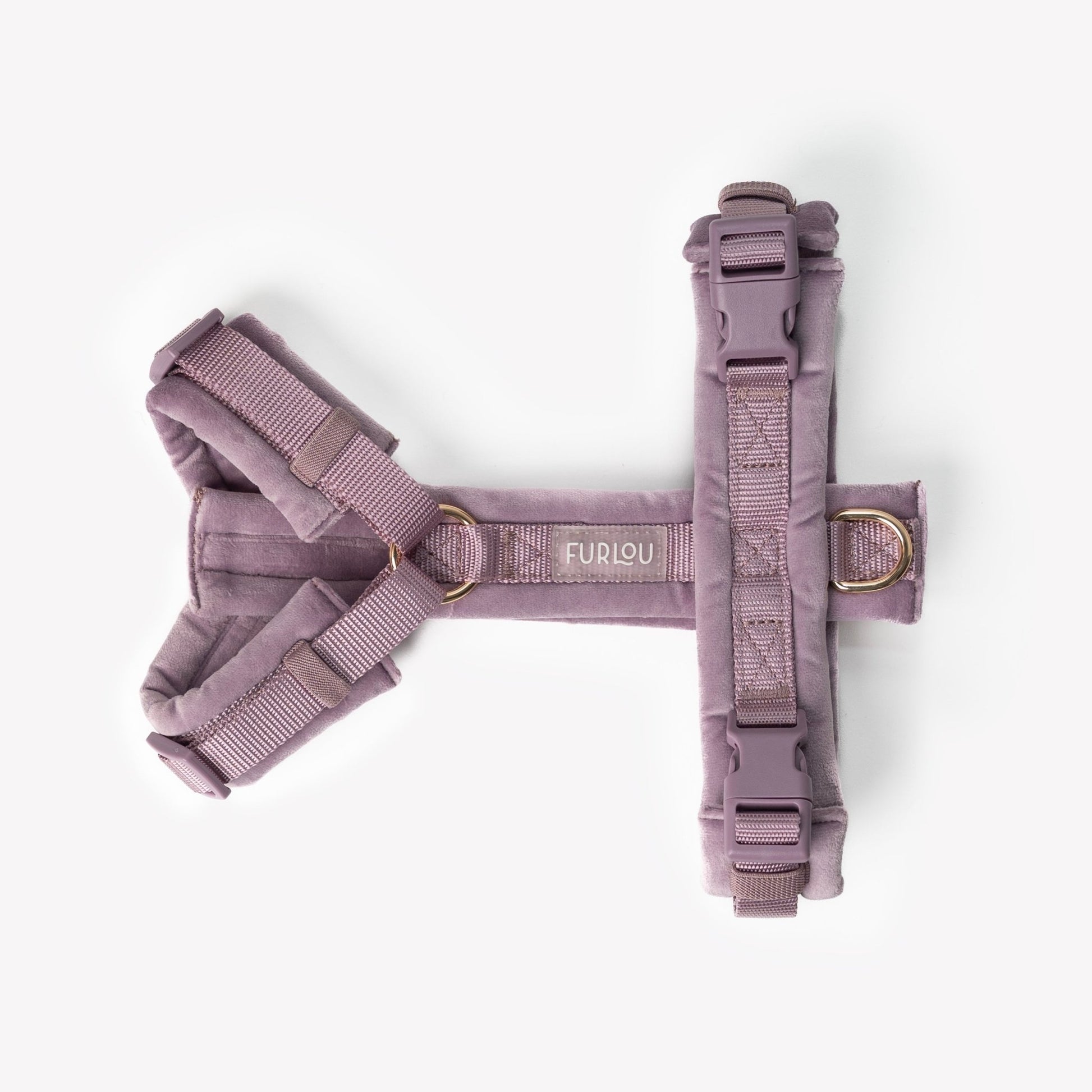 Lilac - Velvet Dog Harness - Marsh and Manor Collective