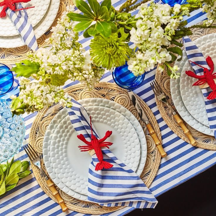 Lobster Woven Napkin Ring - Marsh and Manor Collective