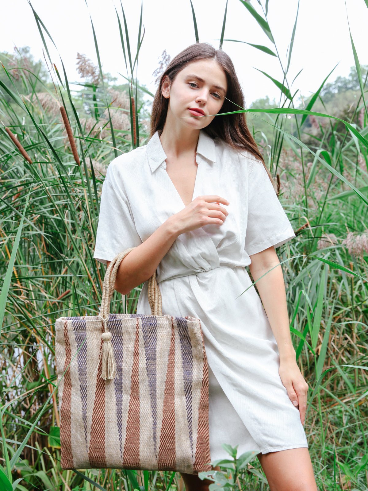 Maja Jute Tote Bag - Marsh and Manor Collective
