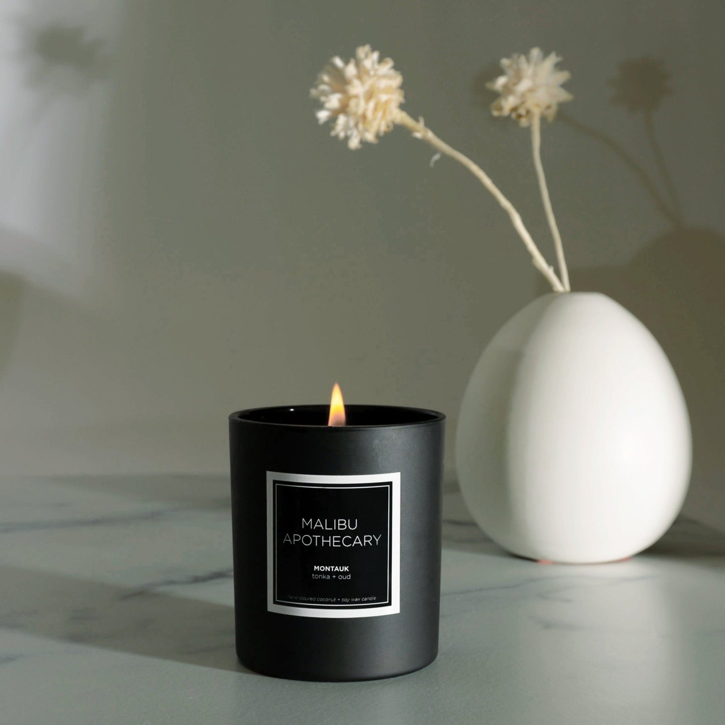Matte Black Candle - Marsh and Manor Collective