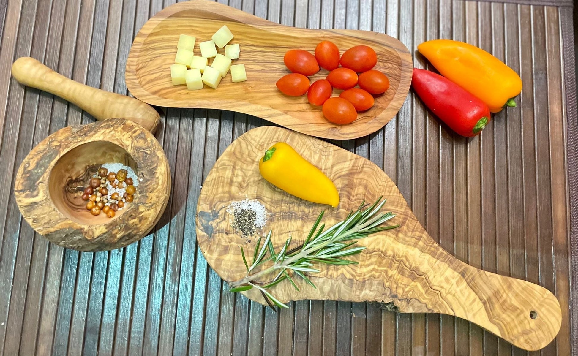 Mediterranean Olive Wood Collection - Marsh and Manor Collective