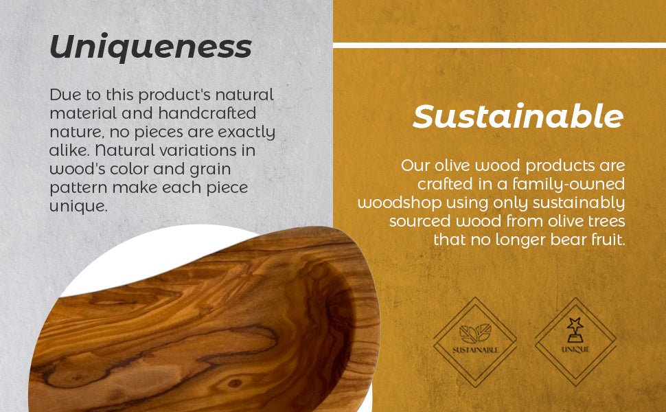 Mediterranean Olive Wood Multi - Purpose Bowl - Marsh and Manor Collective