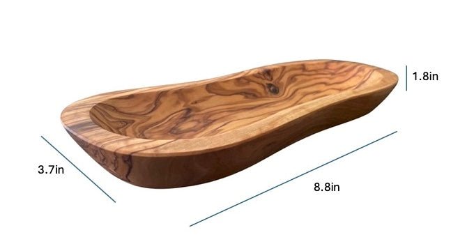 Mediterranean Olive Wood Multi - Purpose Bowl - Marsh and Manor Collective
