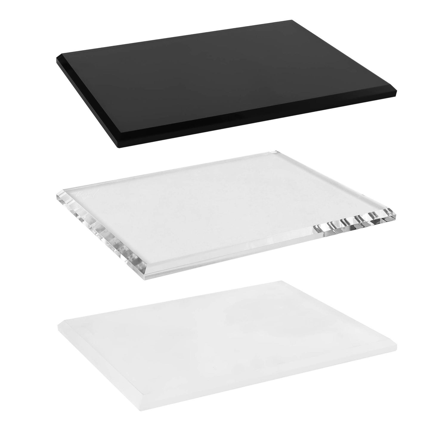 Modern Solid Crystal Tray in 8.5x11 - Marsh and Manor Collective