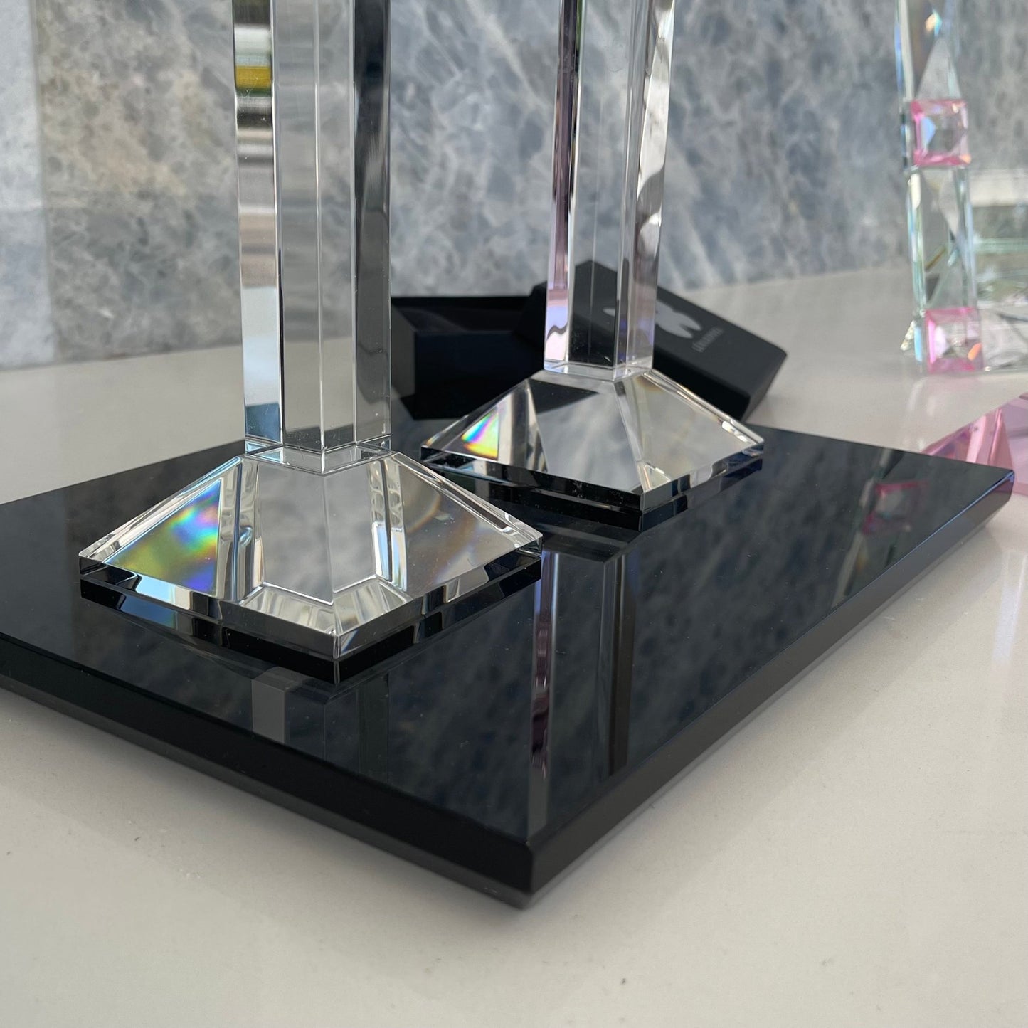 Modern Solid Crystal Tray in 8.5x11 - Marsh and Manor Collective