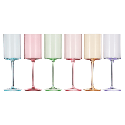 Monet Stemmed Wine Glassware, Set of 6 - Marsh and Manor Collective