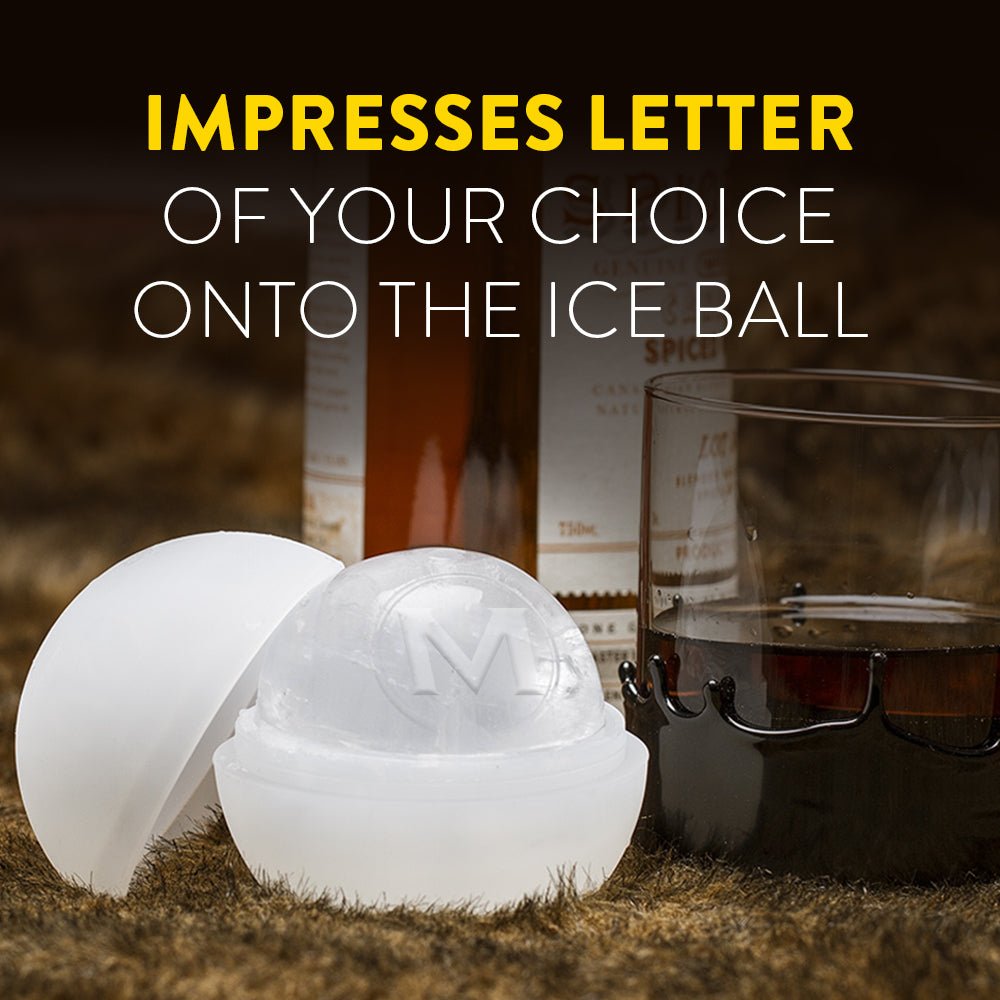 Monogrammed Whiskey Balls - Marsh and Manor Collective
