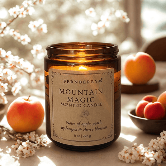 Mountain Magic - 8oz Wood Wick Candle - Marsh and Manor Collective
