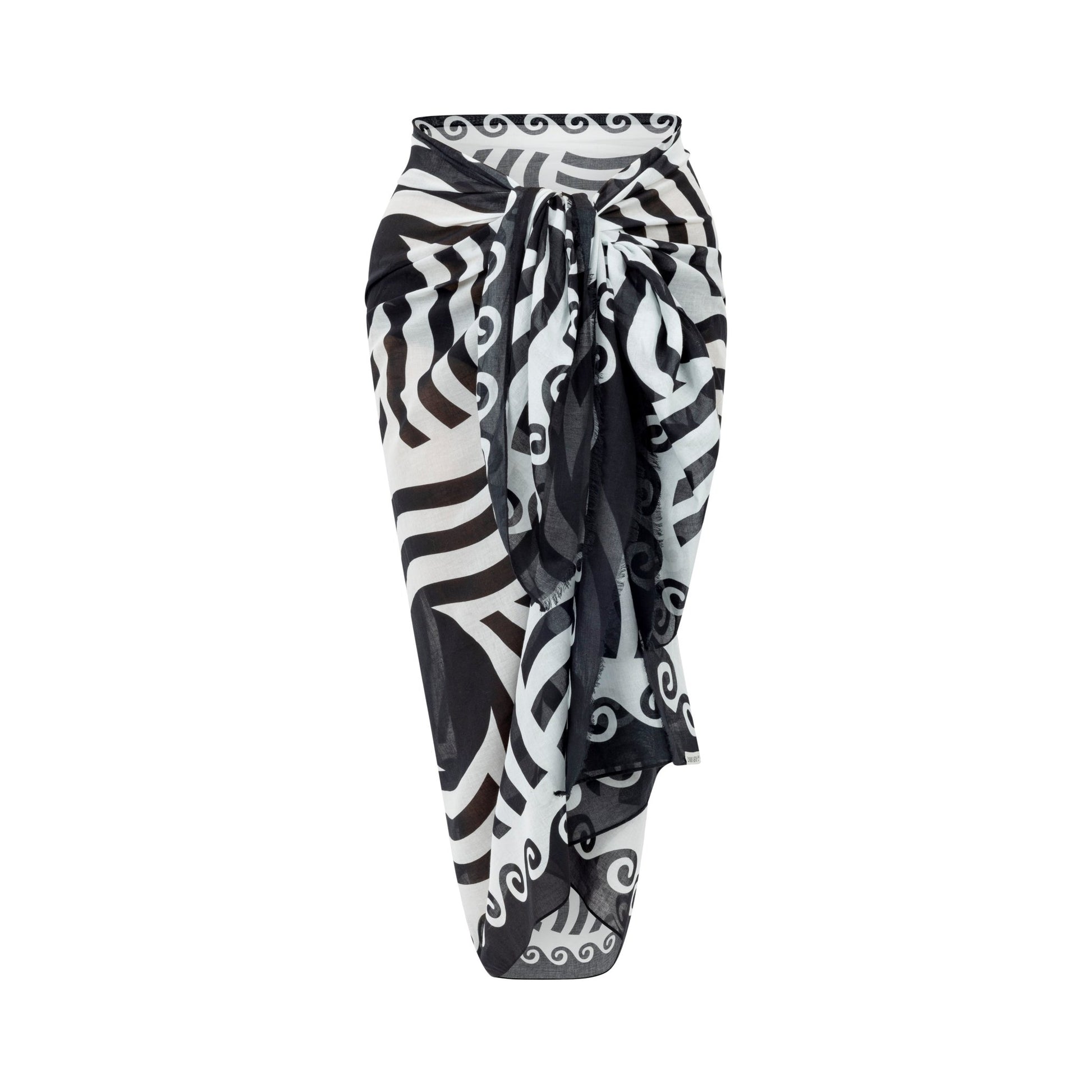 Mykonos Pareo - Midnight Swim Sun Pattern - Marsh and Manor Collective