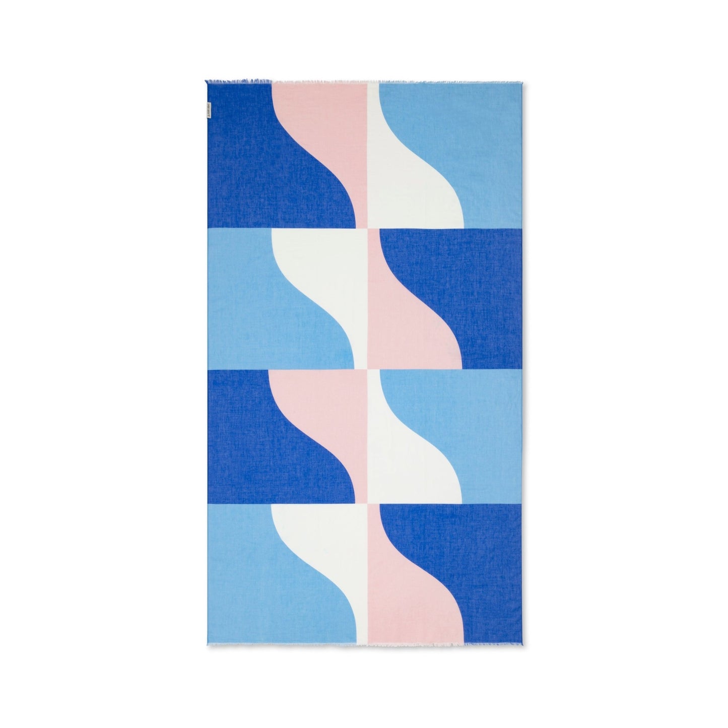 Mykonos Pareo - Santorini Blue and Pink - Marsh and Manor Collective