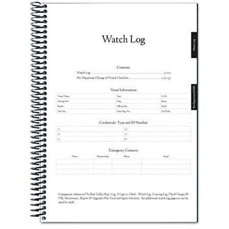 Navigation and Watch Log - Marsh and Manor Collective