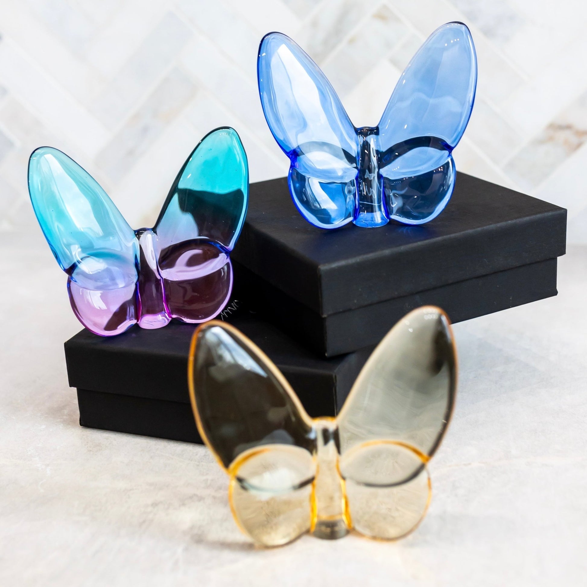 NEW Lainy Exclusive Mor Crystal Butterfly Home Decor in Blue - Marsh and Manor Collective