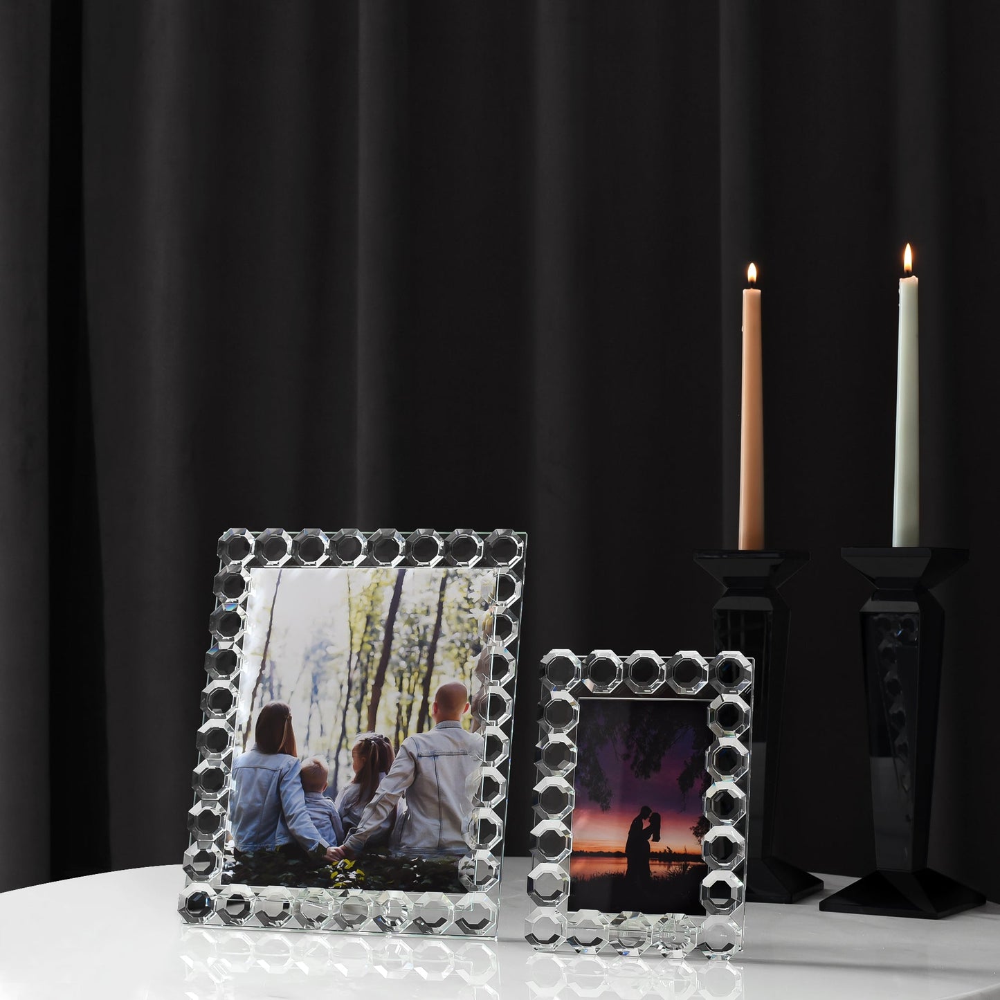 Octagon Crystal Picture Frame - Marsh and Manor Collective