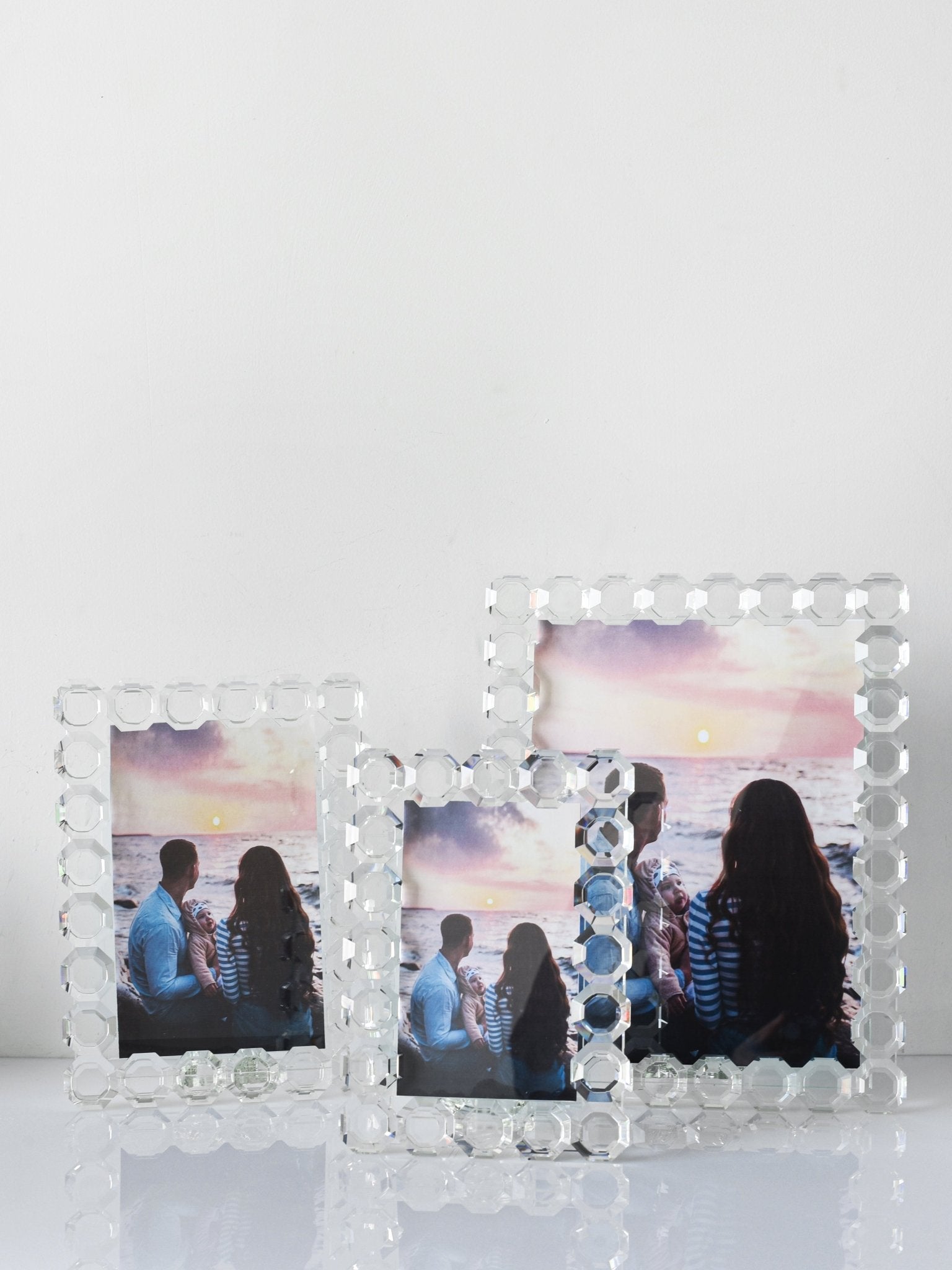 Octagon Crystal Picture Frame - Marsh and Manor Collective