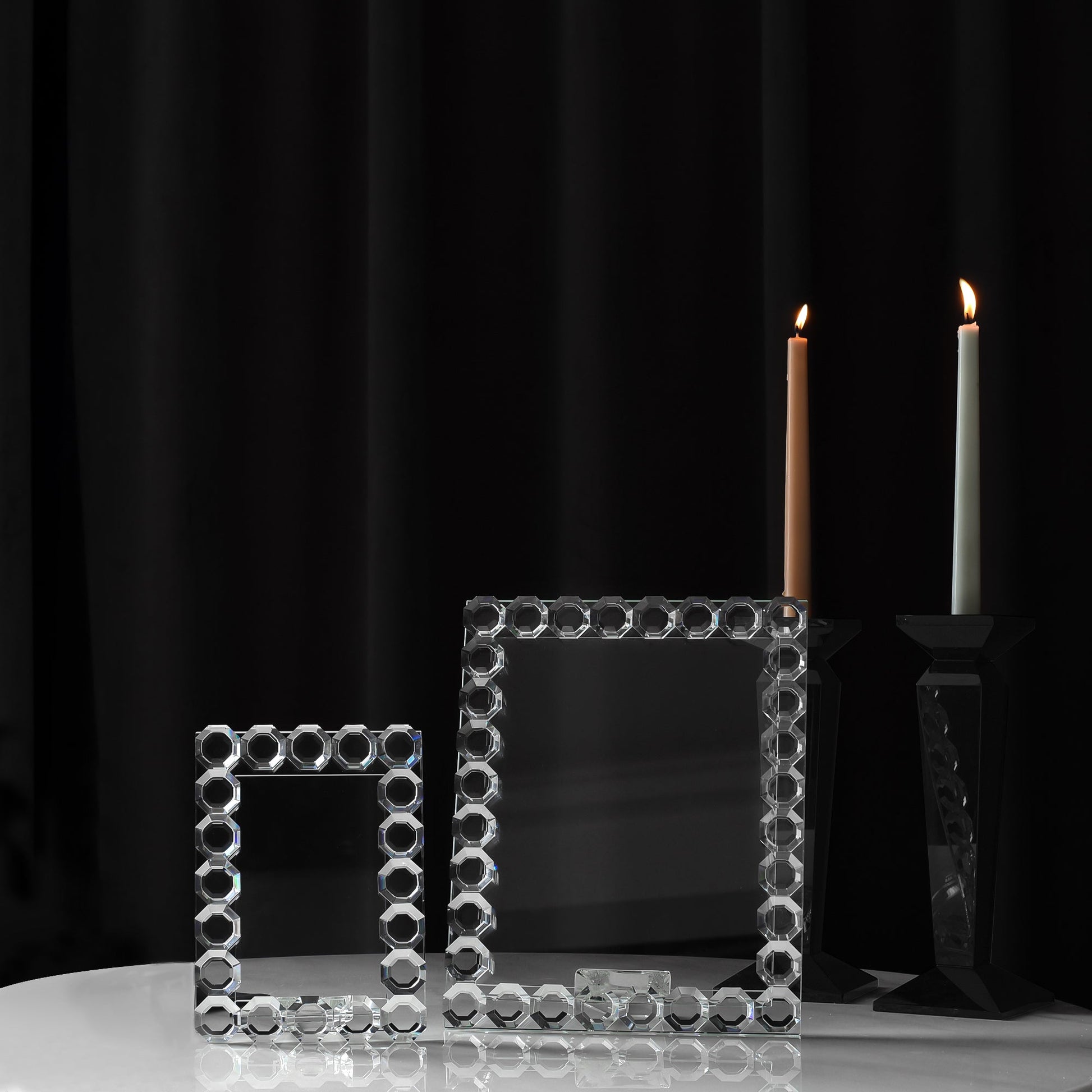 Octagon Crystal Picture Frame - Marsh and Manor Collective