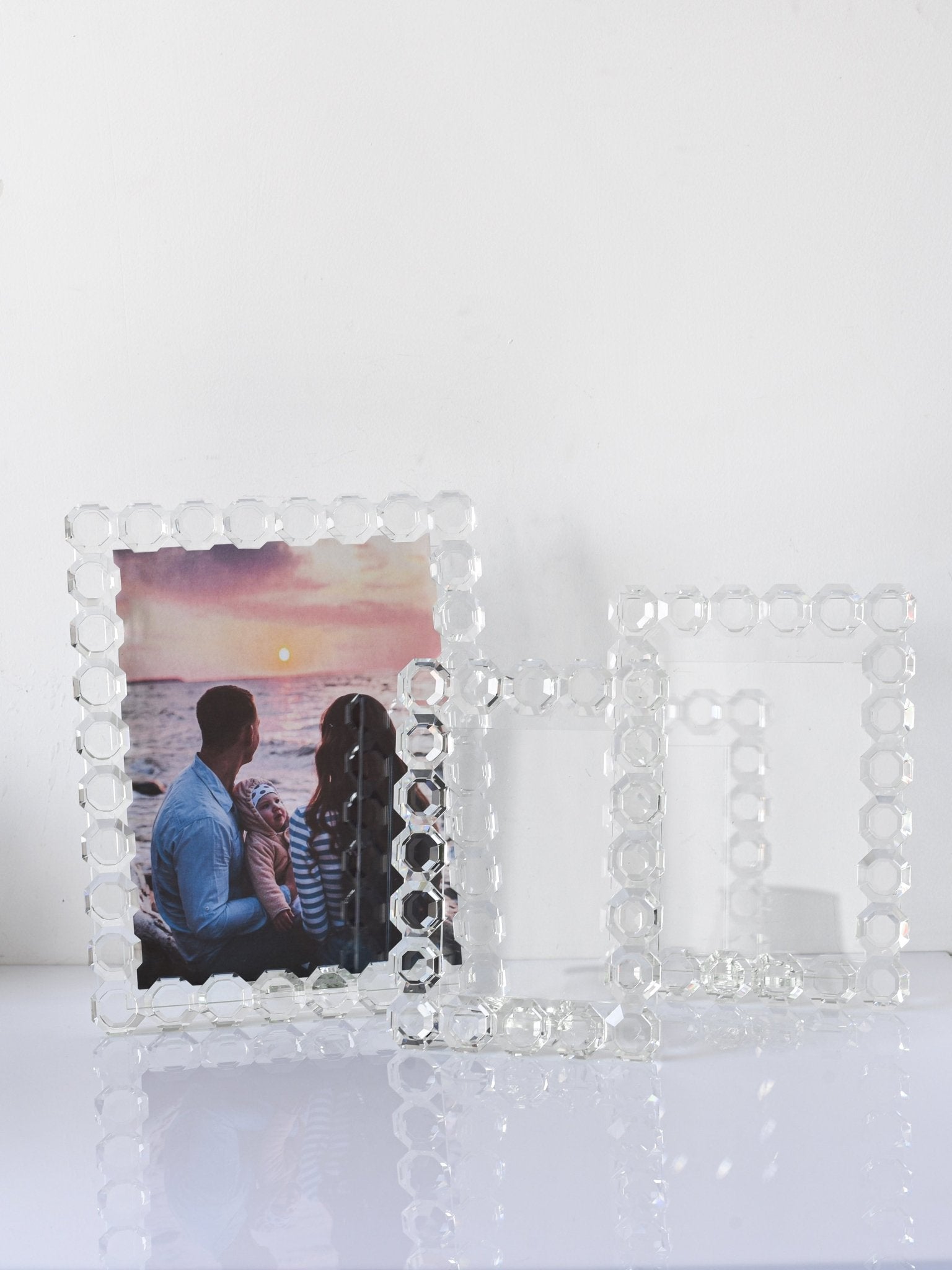 Octagon Crystal Picture Frame - Marsh and Manor Collective