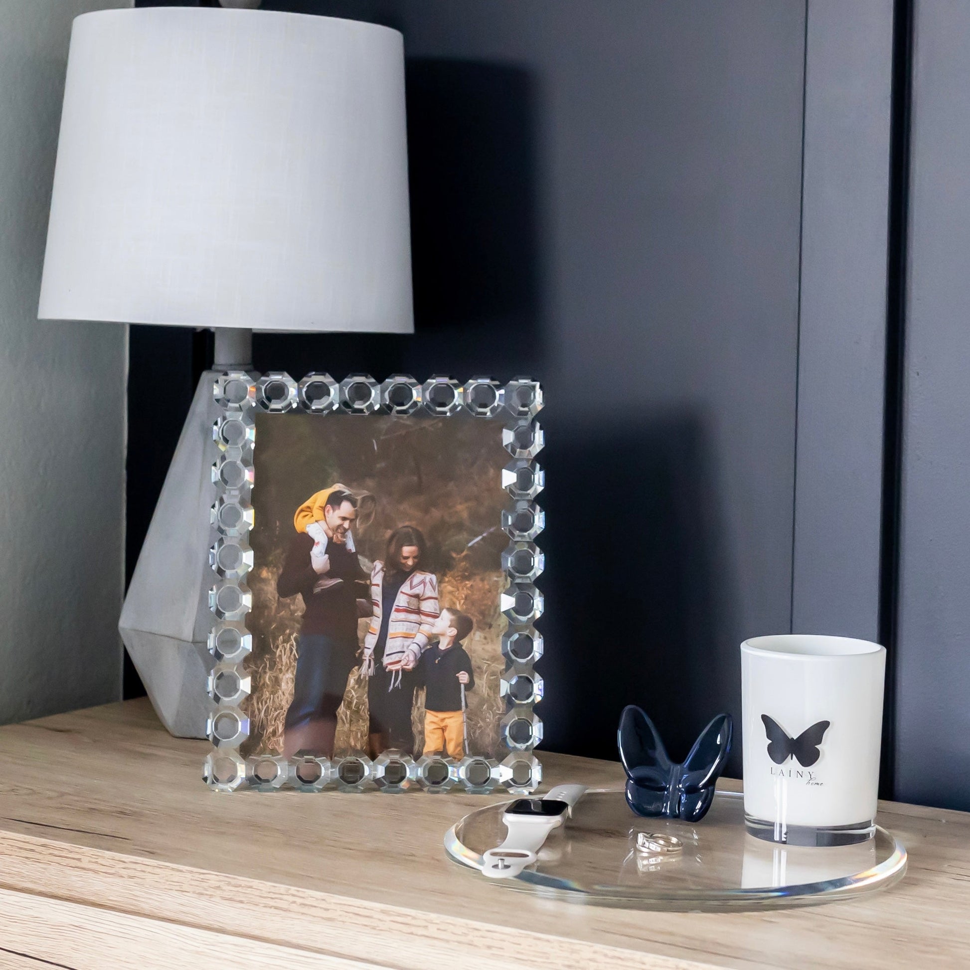 Octagon Crystal Picture Frame - Marsh and Manor Collective