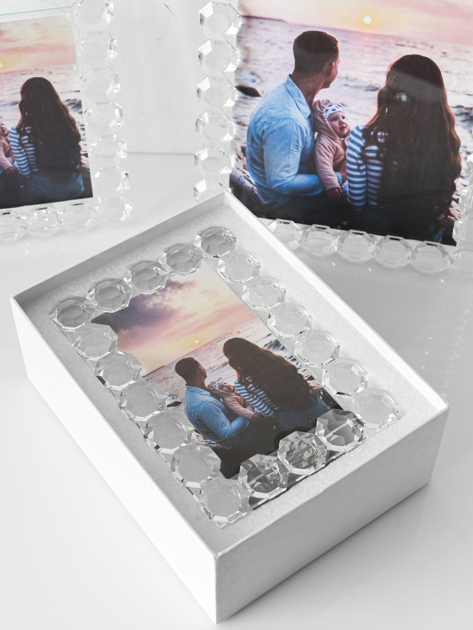 Octagon Crystal Picture Frame - Marsh and Manor Collective