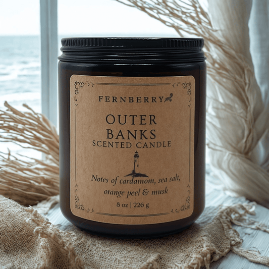 Outer Banks - 8oz Wood Wick Candle - Marsh and Manor Collective