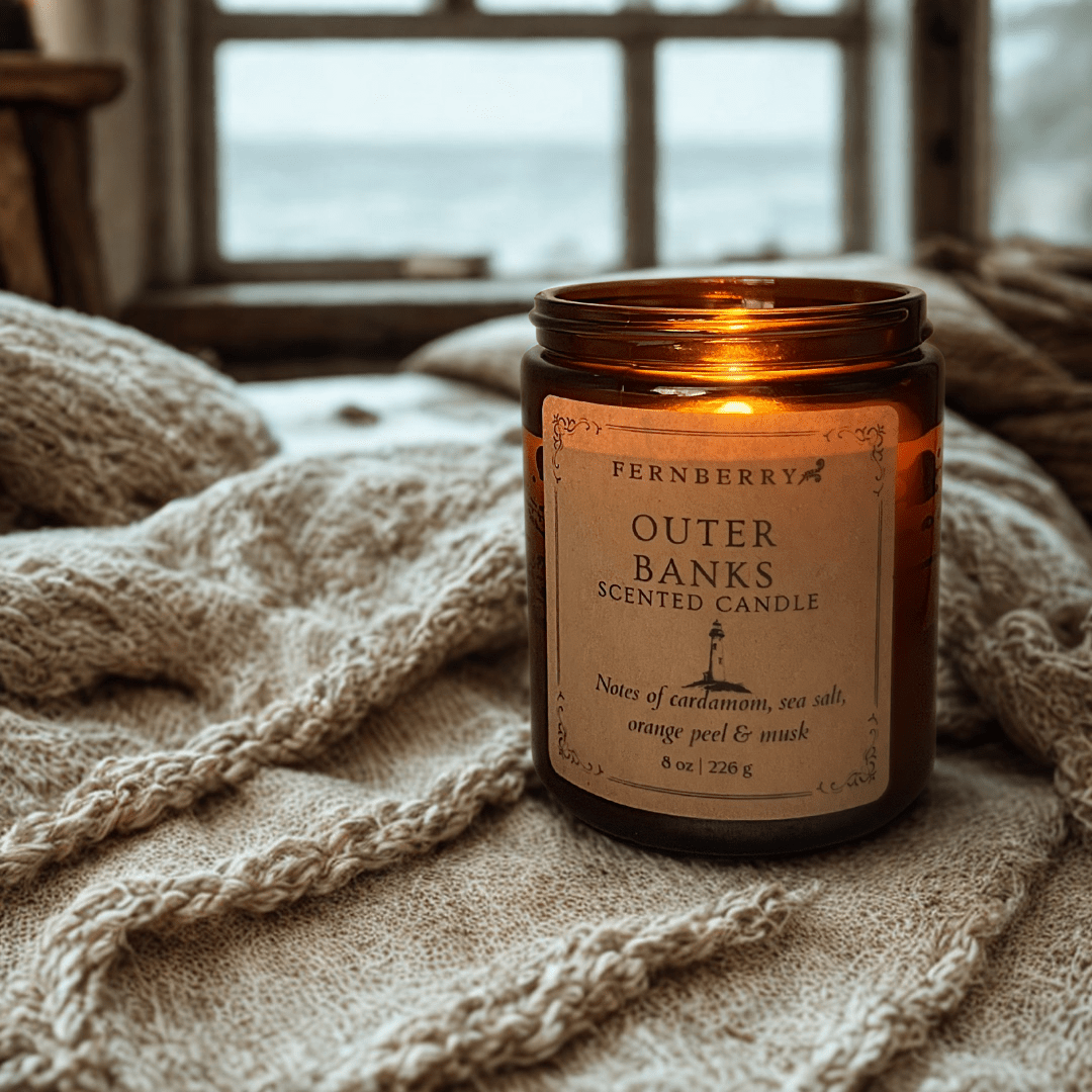 Outer Banks - 8oz Wood Wick Candle - Marsh and Manor Collective