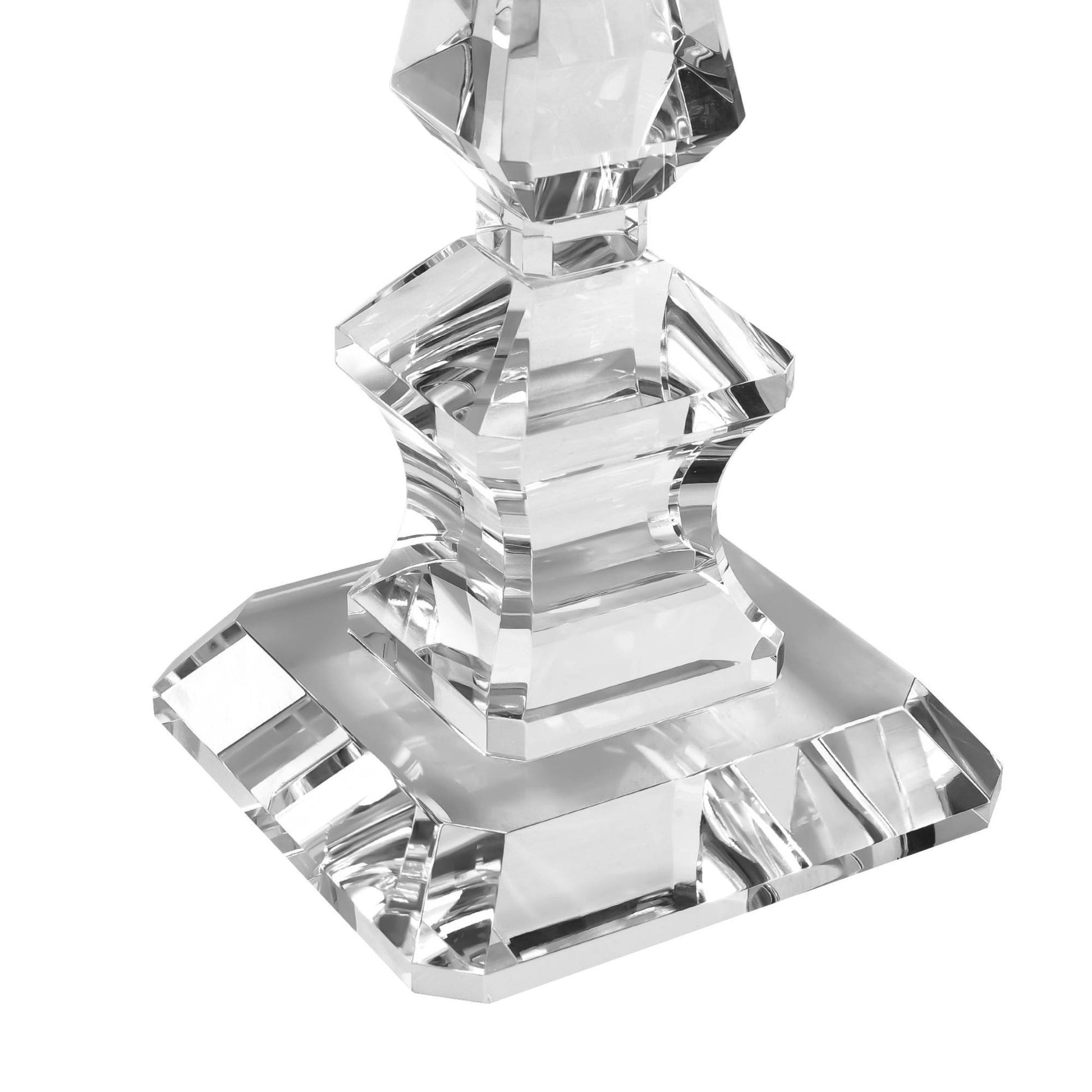 Pair of 12” Heirloom Crystal Candlesticks - Marsh and Manor Collective