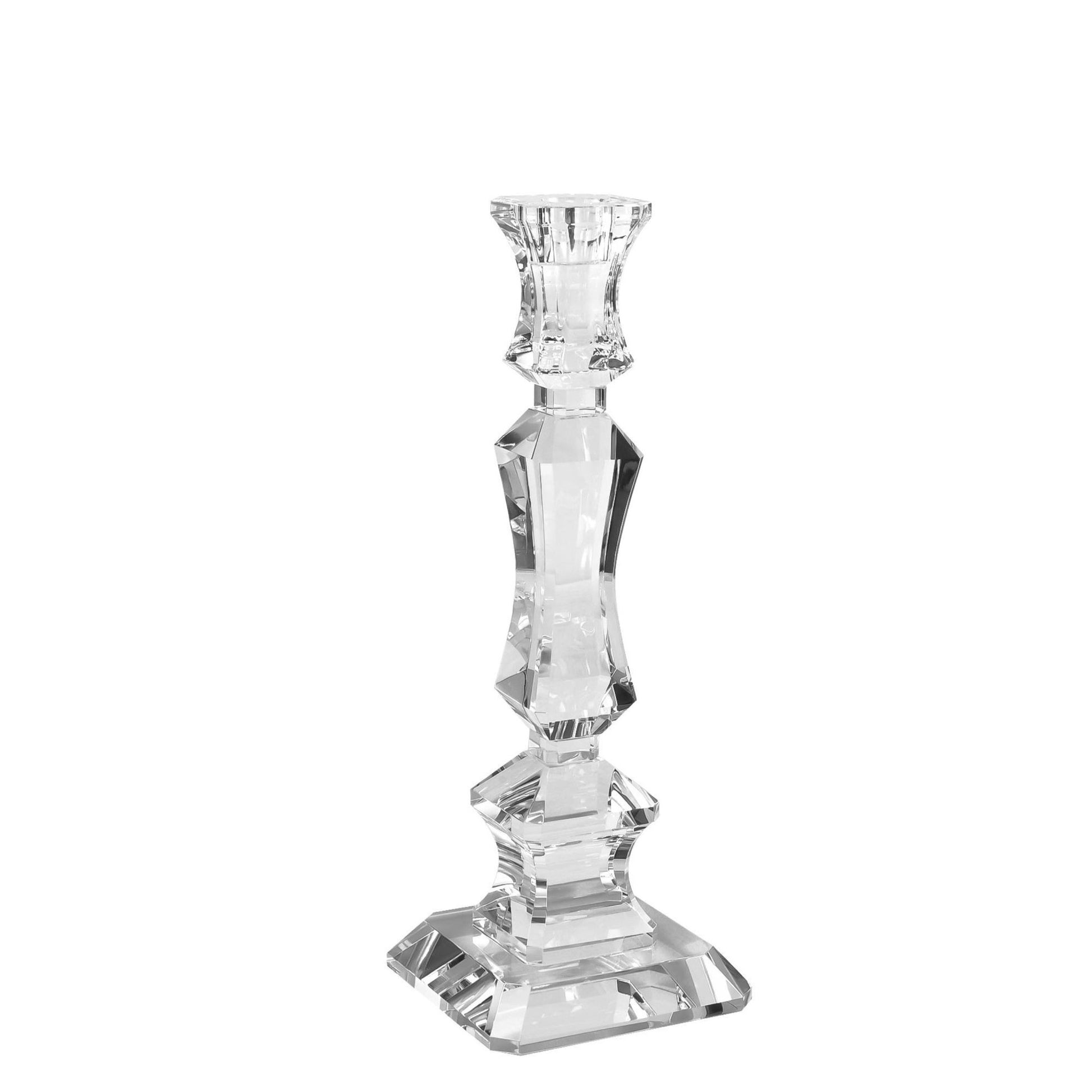 Pair of 12” Heirloom Crystal Candlesticks - Marsh and Manor Collective