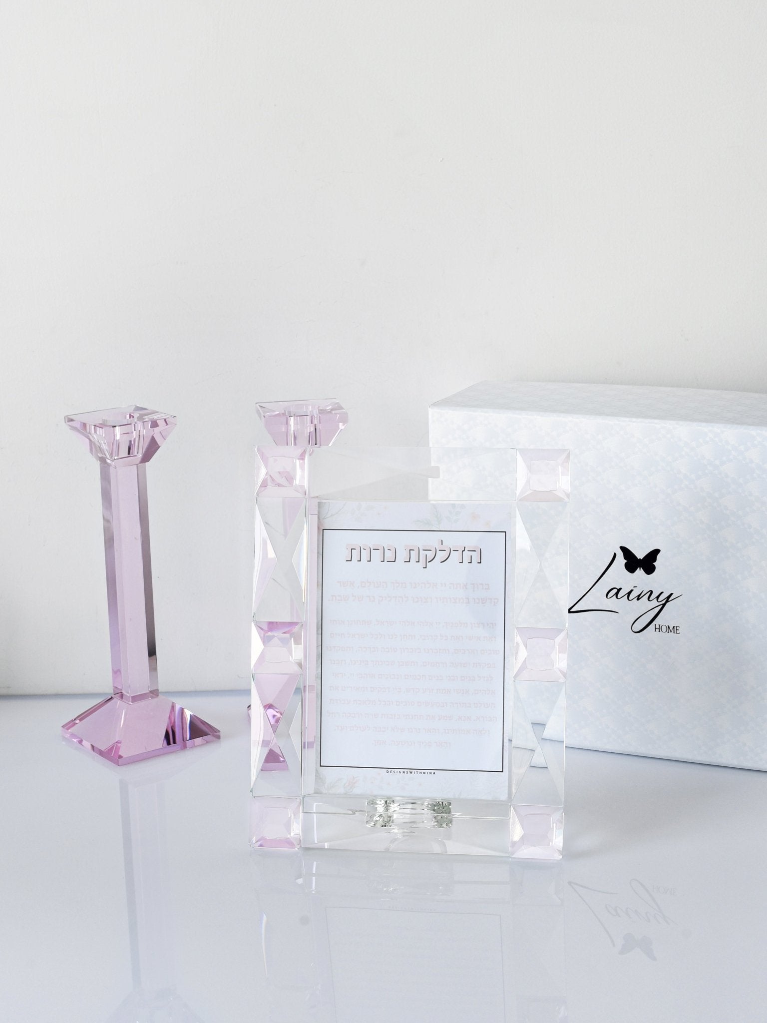 Pale Pink Diamond Photo Frame 5X7 - Marsh and Manor Collective