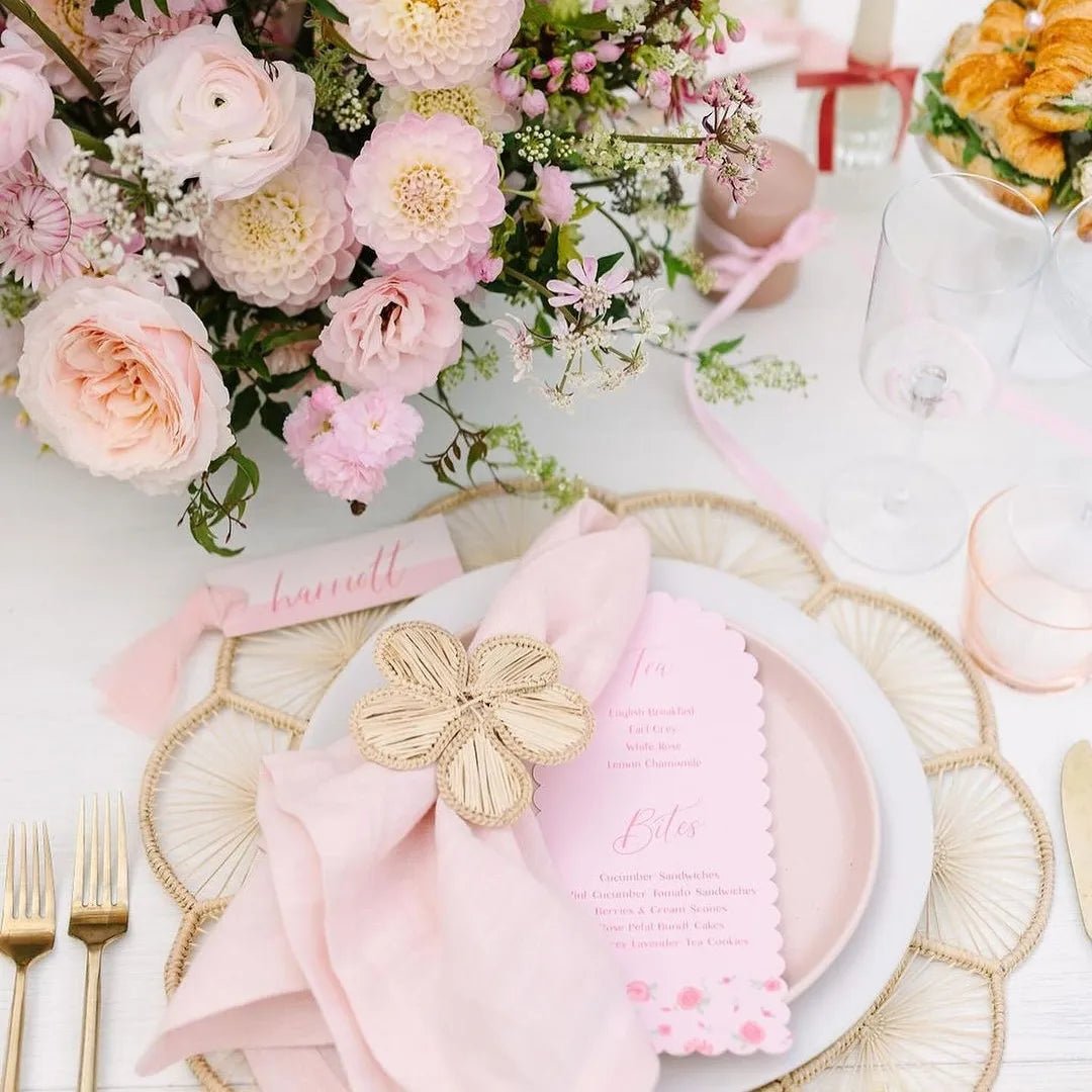 Petal Perfection Woven Placemat - Marsh and Manor Collective