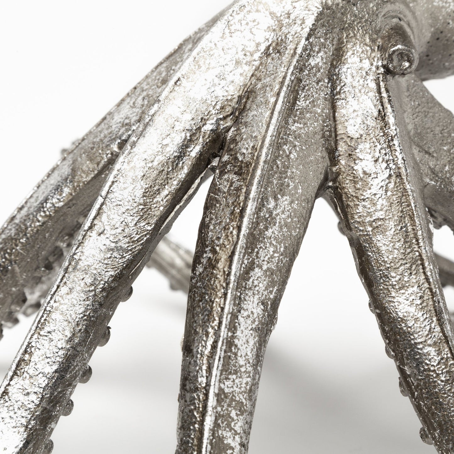 Petite Silver Resin Octopus Sculpture - Marsh and Manor Collective