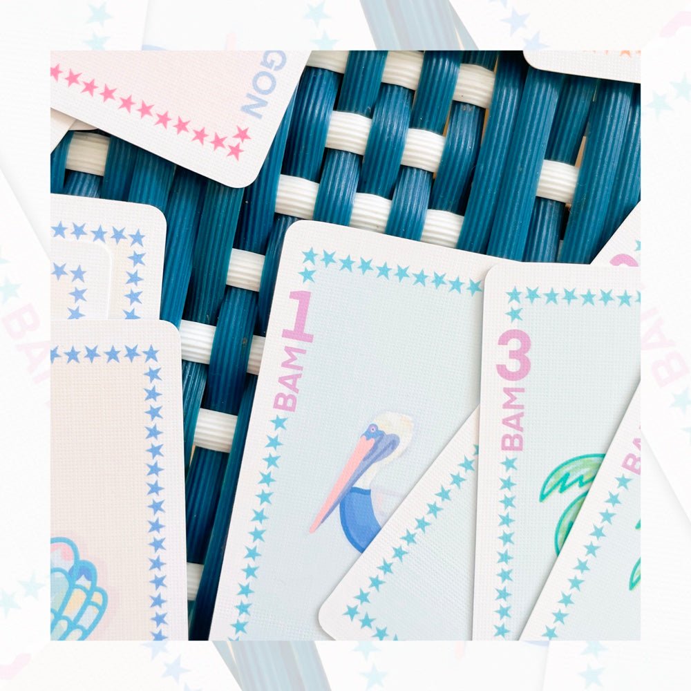 Play Away Mahjong Cards: Beach Edition - Marsh and Manor Collective