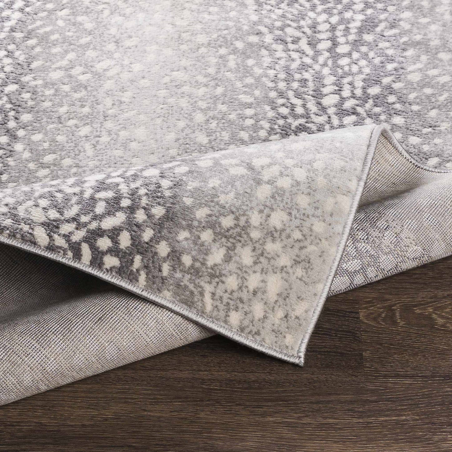 Pointblank Black&Gray Antelope Print Rug - Marsh and Manor Collective
