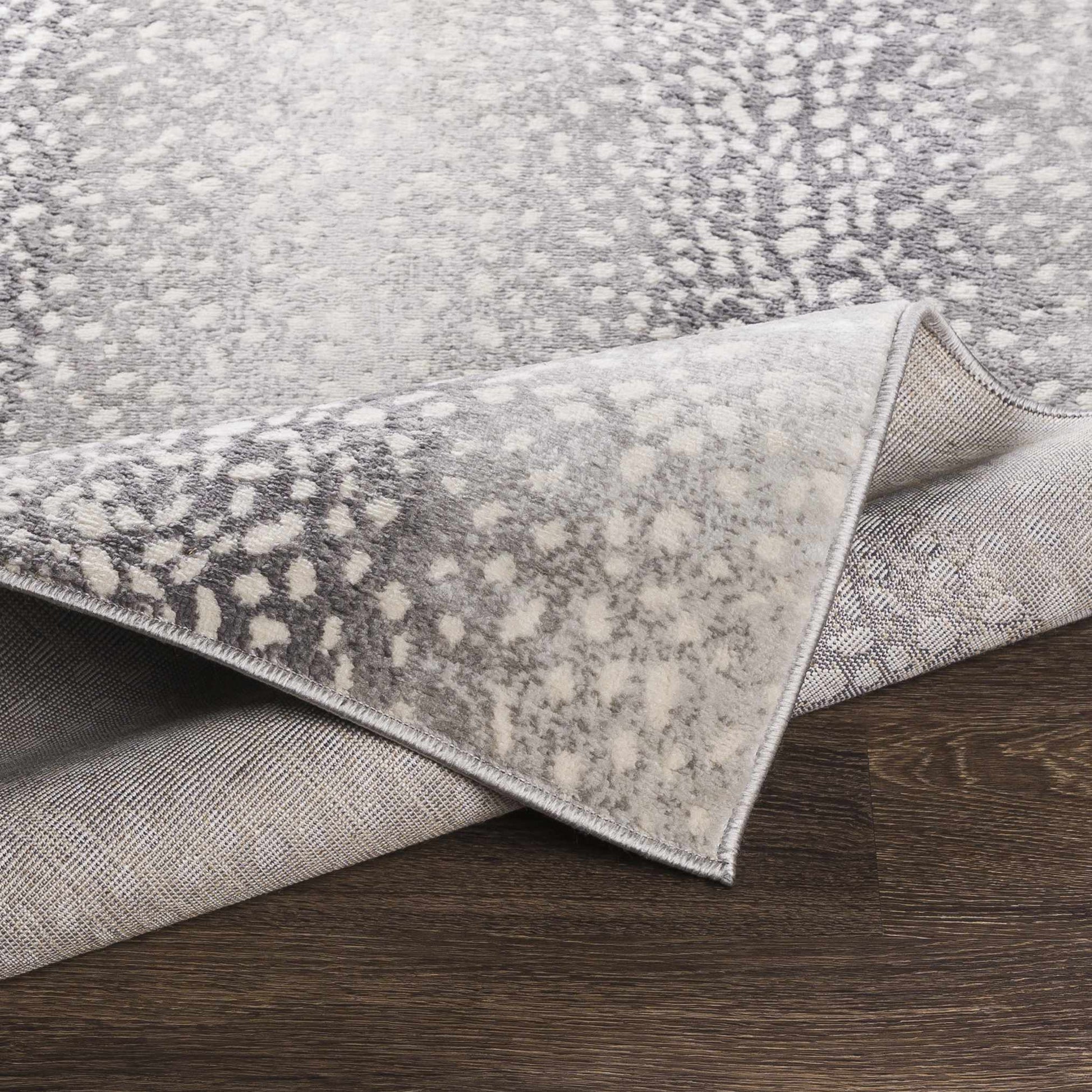 Pointblank Black&Gray Antelope Print Rug - Marsh and Manor Collective