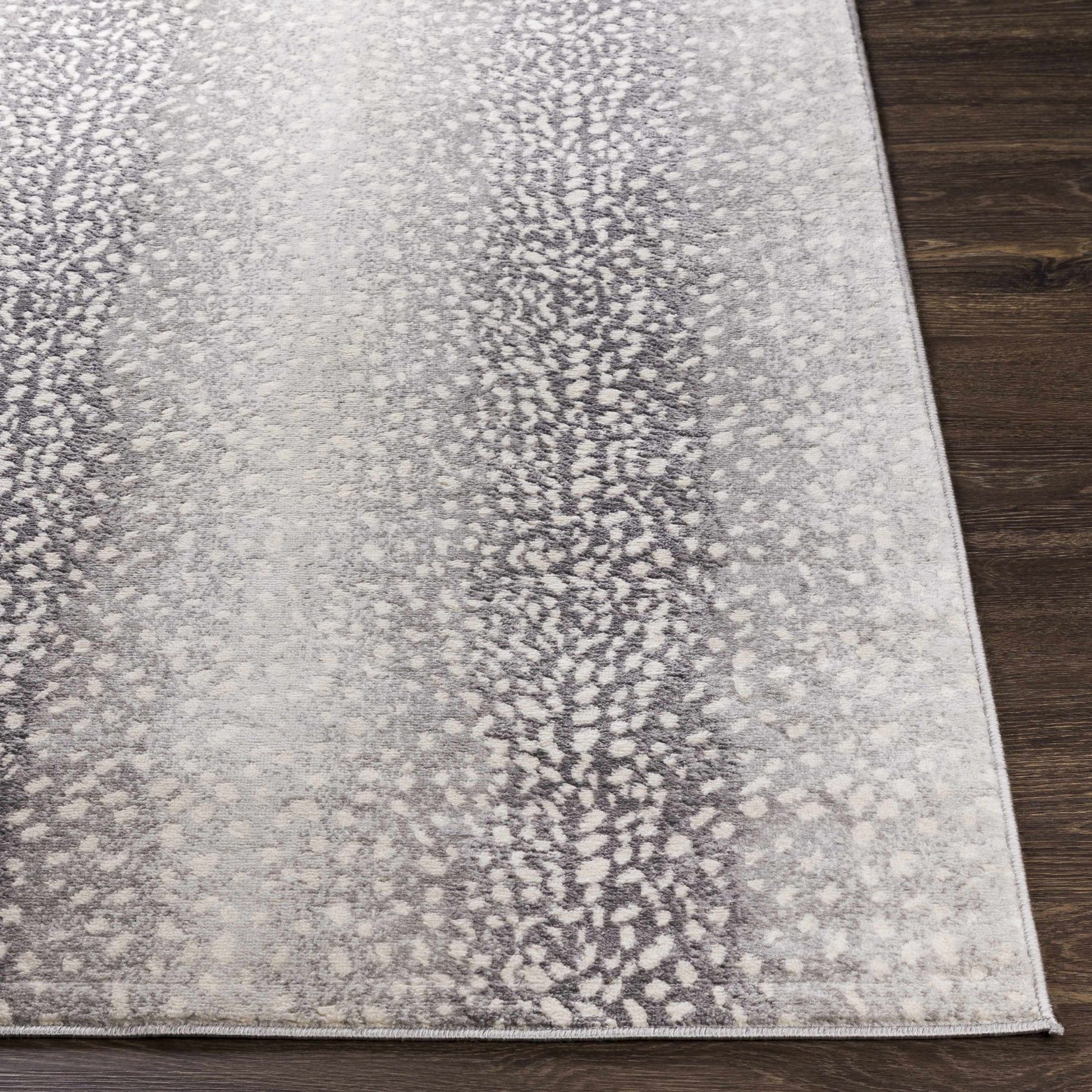Pointblank Black&Gray Antelope Print Rug - Marsh and Manor Collective