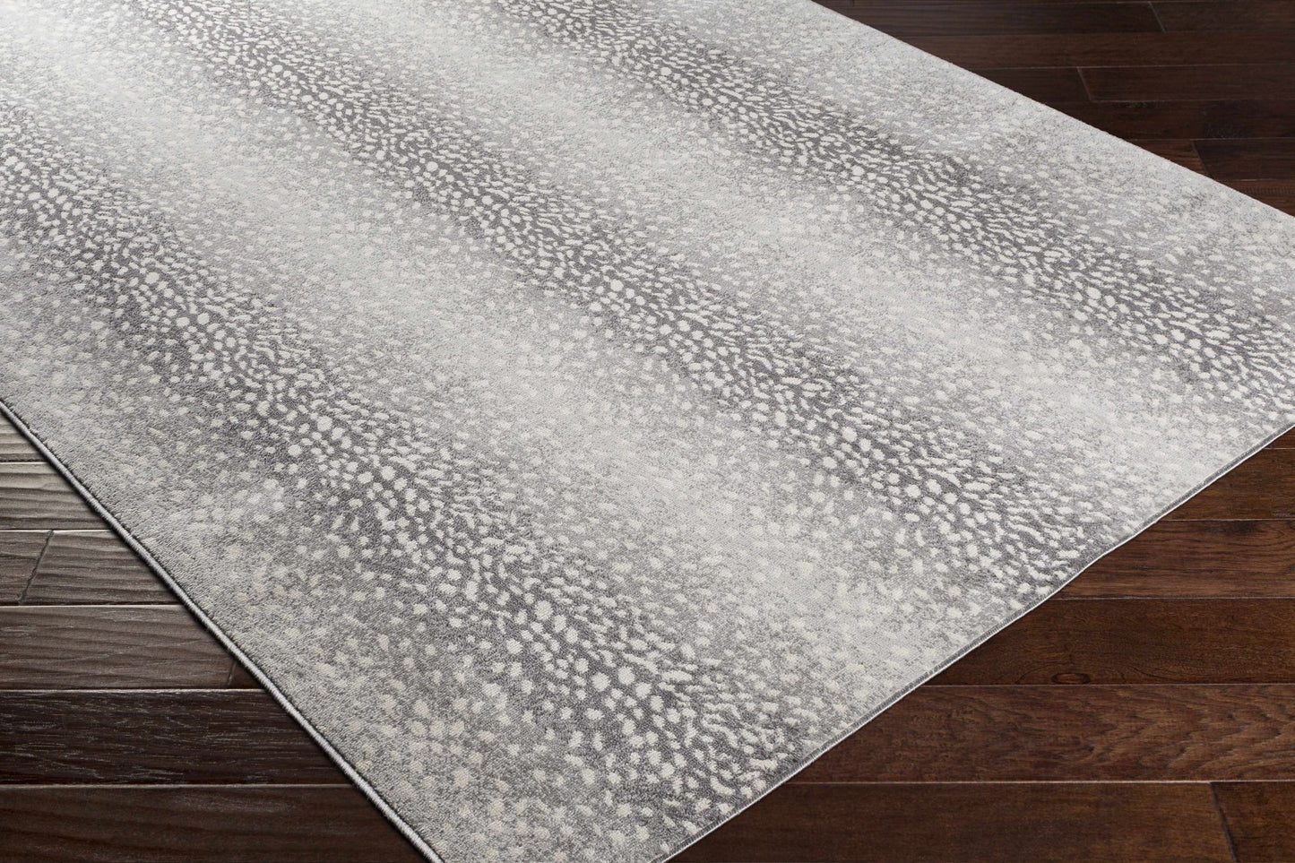 Pointblank Black&Gray Antelope Print Rug - Marsh and Manor Collective