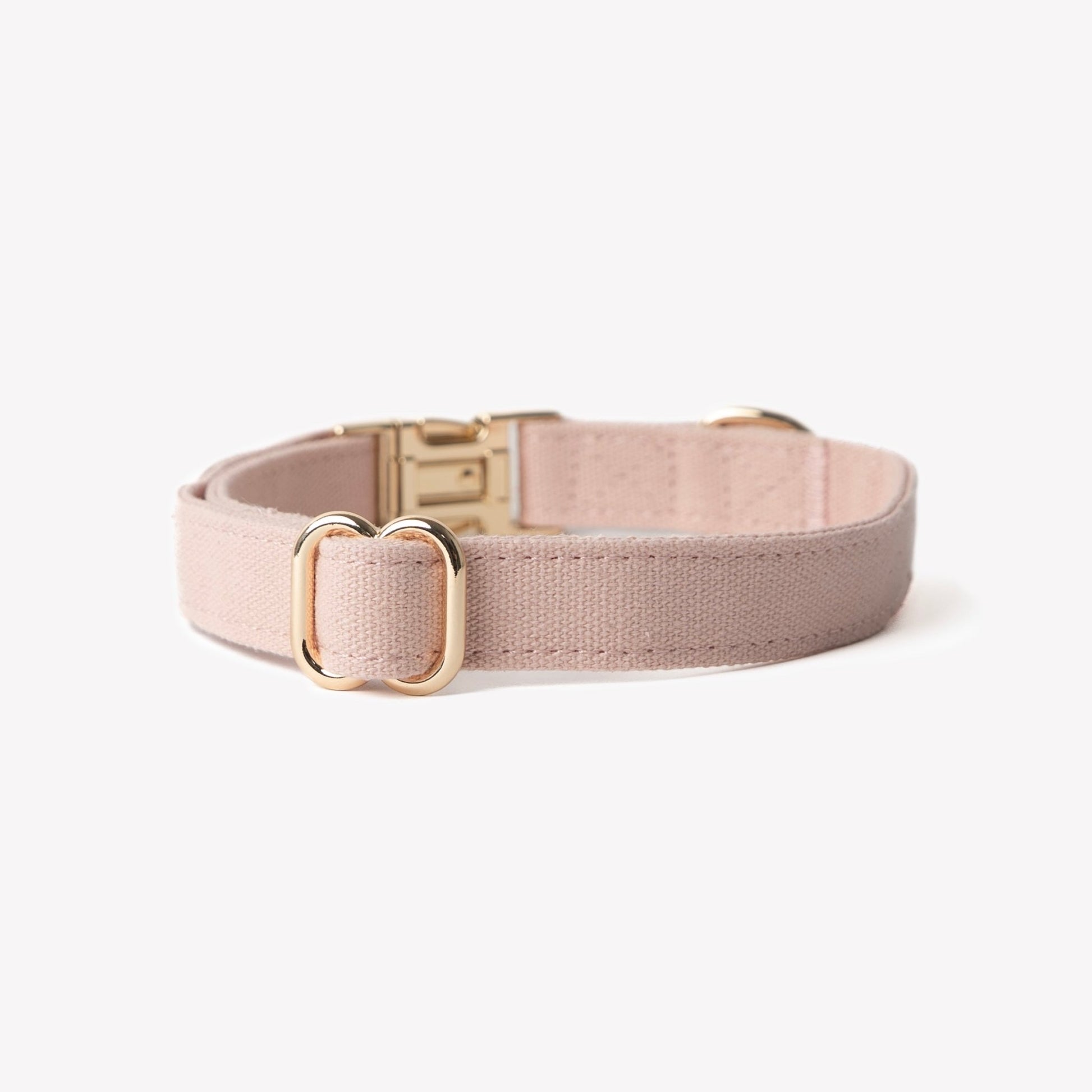'Powder Rose' - Canvas Dog Collar - Marsh and Manor Collective