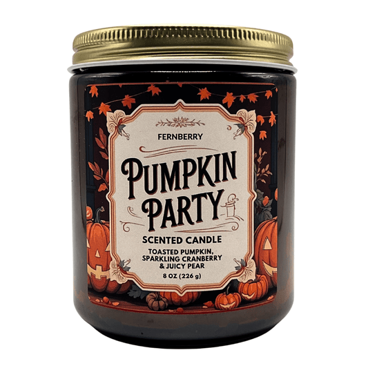 Pumpkin Party Wood Wick Candle | Fall Collection - Marsh and Manor Collective