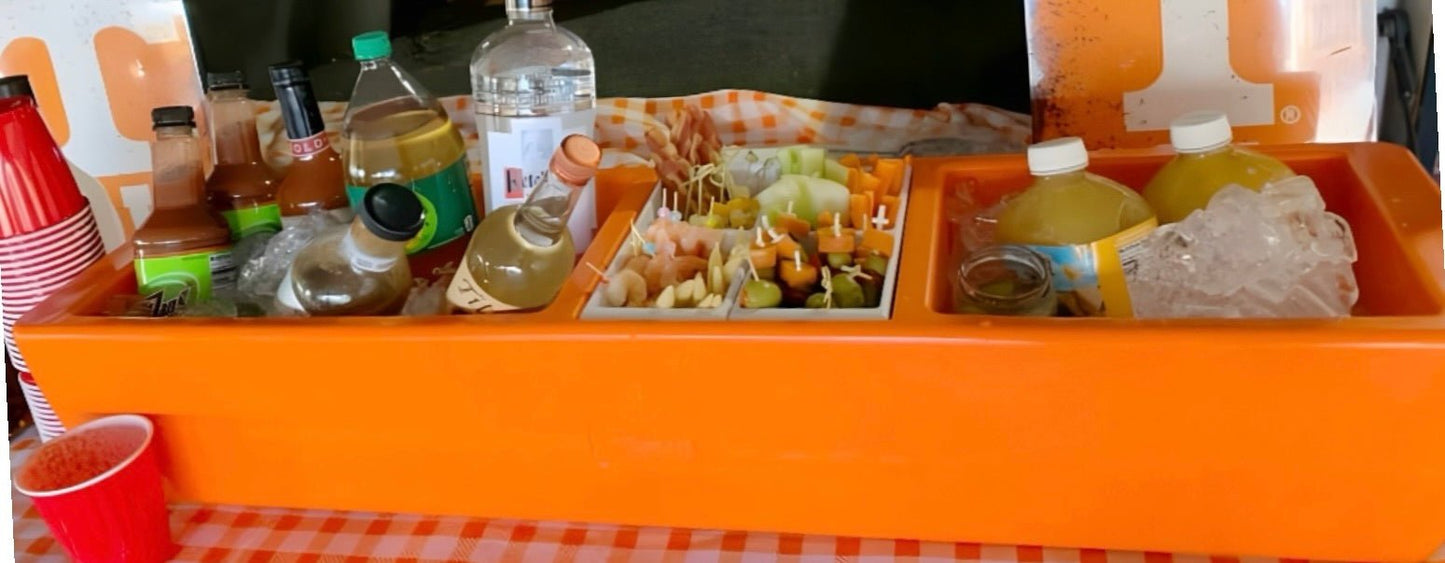 REVO Party Barge Cooler™ | Orange Burst - Marsh and Manor Collective