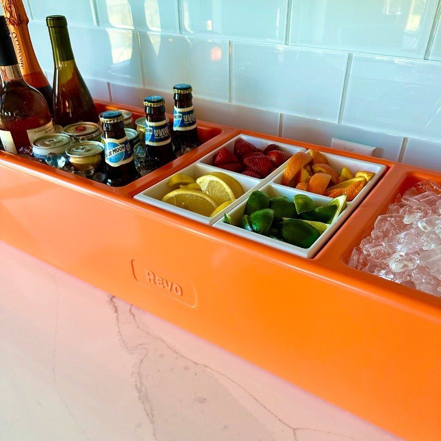 REVO Party Barge Cooler™ | Orange Burst - Marsh and Manor Collective
