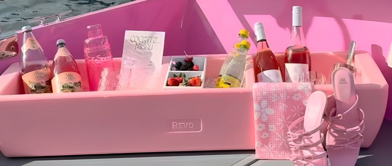 REVO Party Barge Cooler™ | Pink Coral - Marsh and Manor Collective