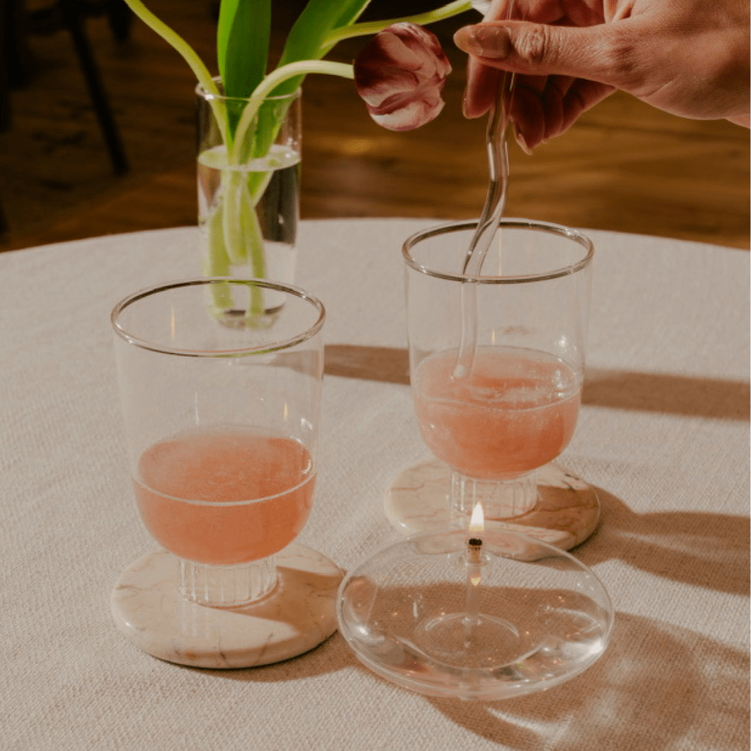 Romantic Stemless Wine Glasses - Marsh and Manor Collective