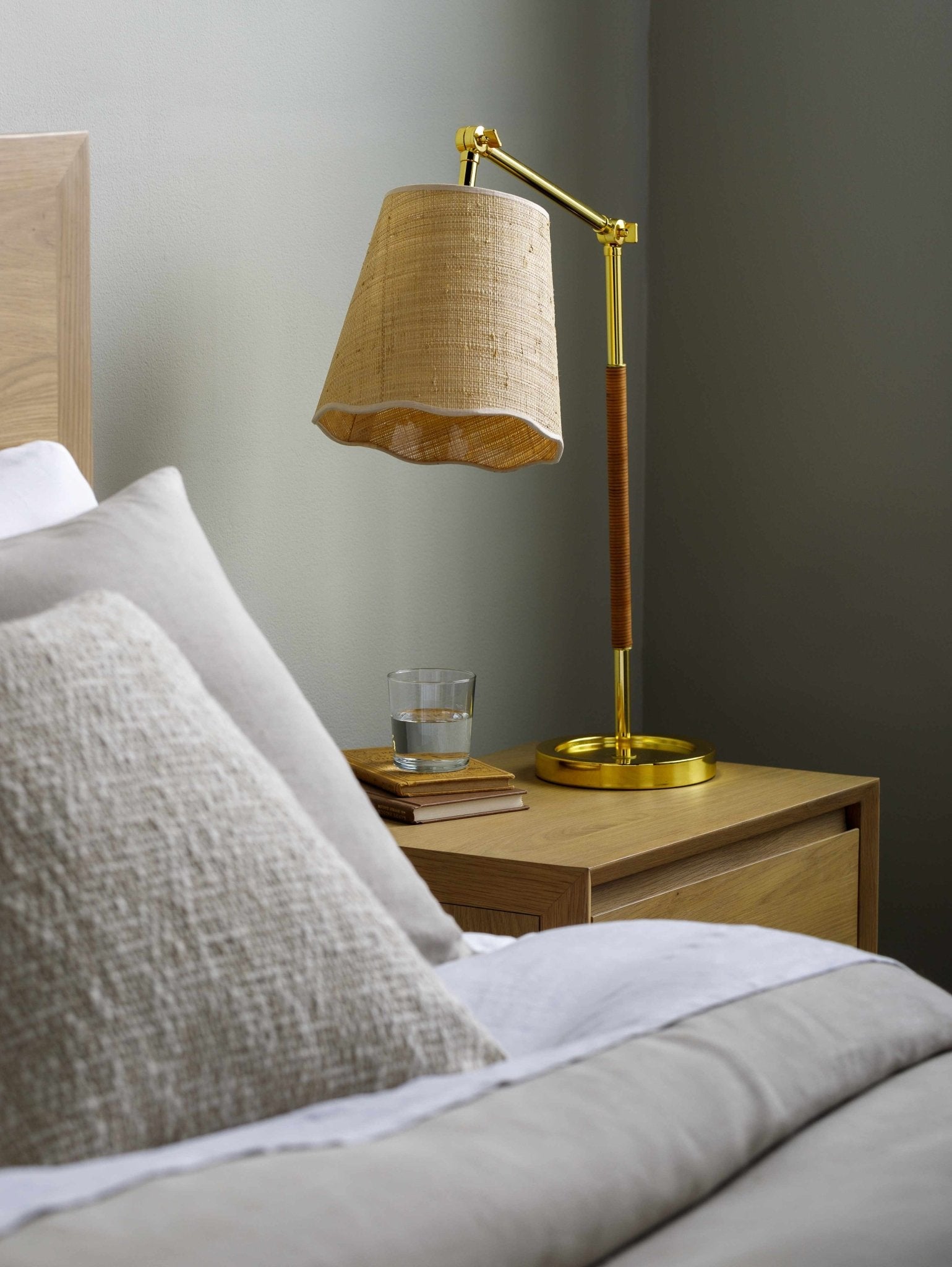 Rowen Rattan Table Lamp - Marsh and Manor Collective