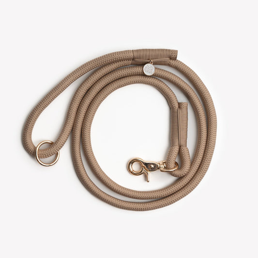 'Sand' - Braided Rope Leash - Marsh and Manor Collective