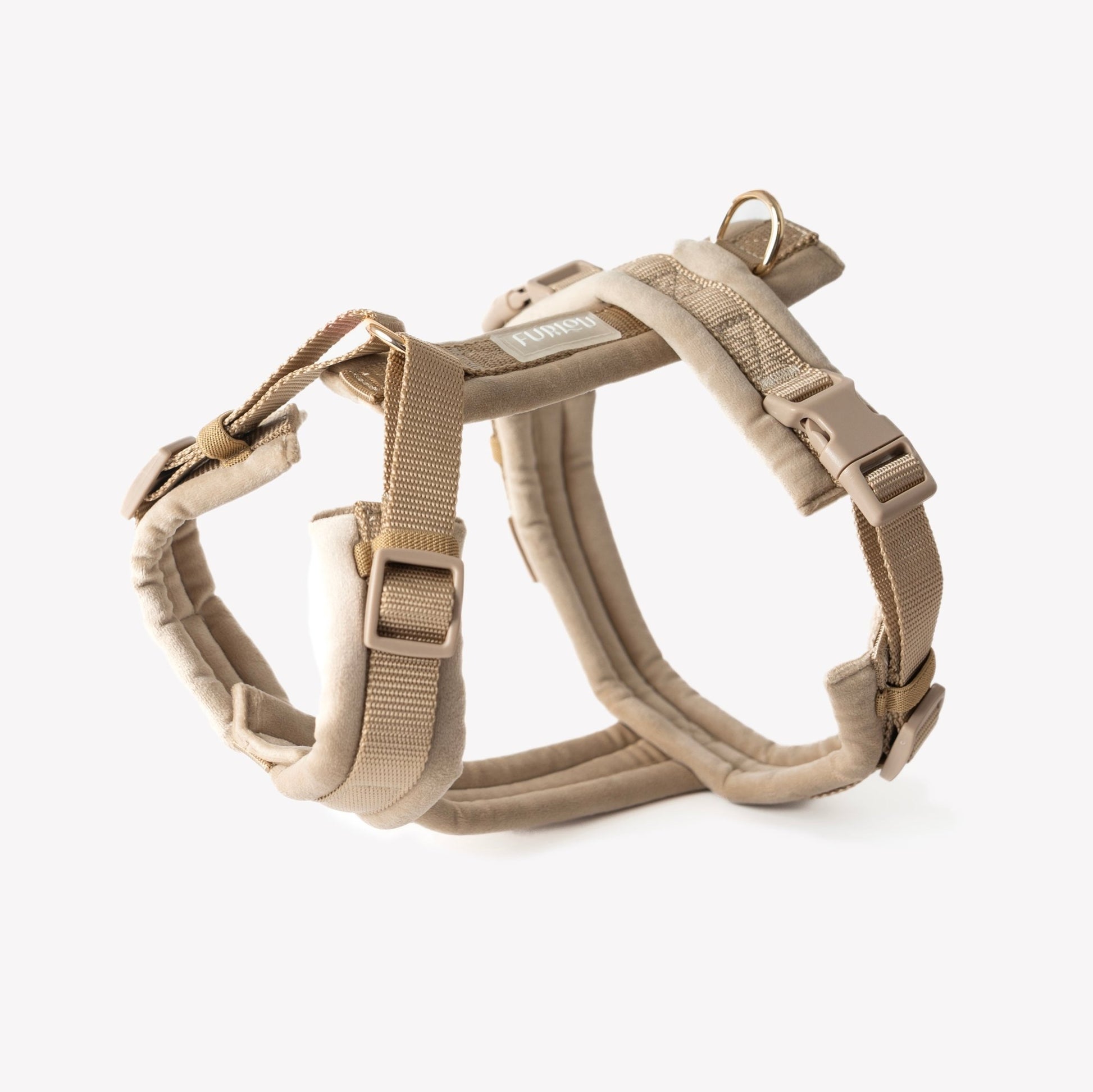 Sand - Velvet Dog Harness - Marsh and Manor Collective