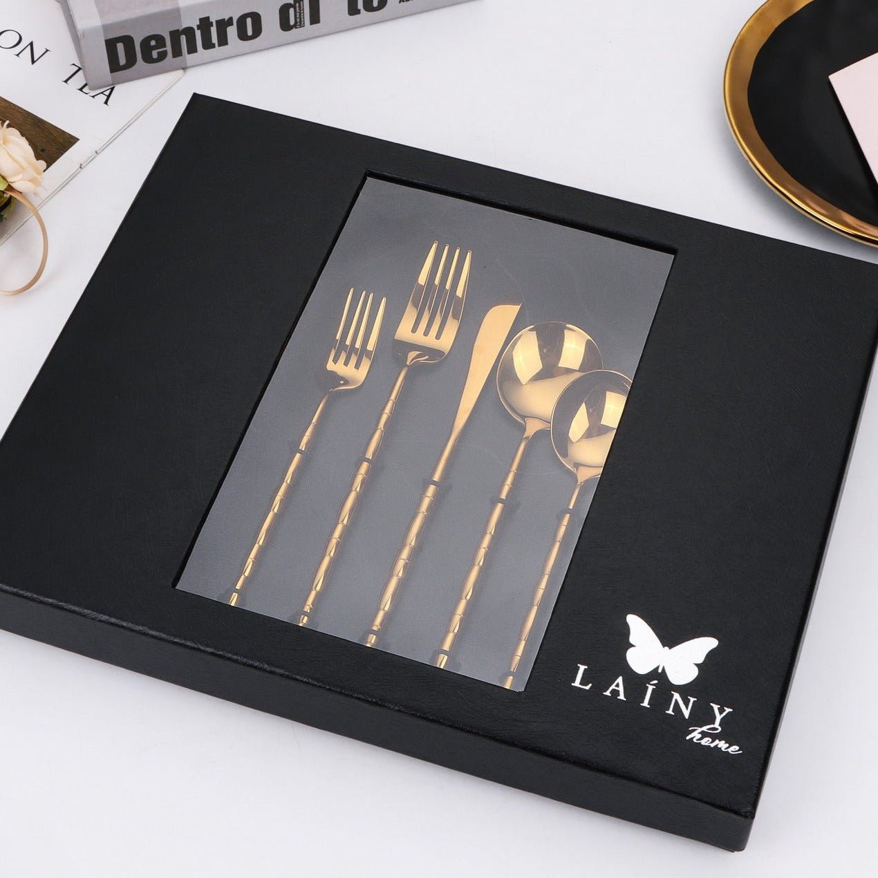 Service for 6 Bundle Flatware in Gold - Marsh and Manor Collective