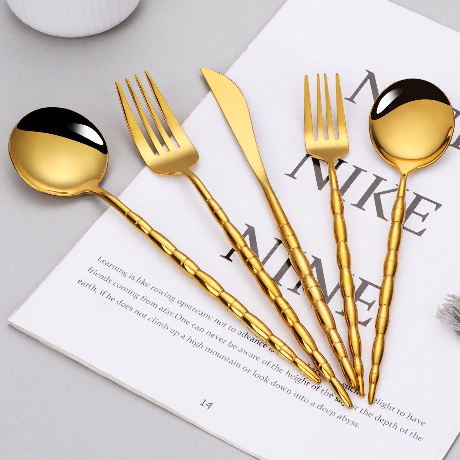 Service for 6 Bundle Flatware in Gold - Marsh and Manor Collective