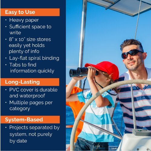 Ship’s Log: A Captain’s Log for Boat Trips and Maintenance - Marsh and Manor Collective