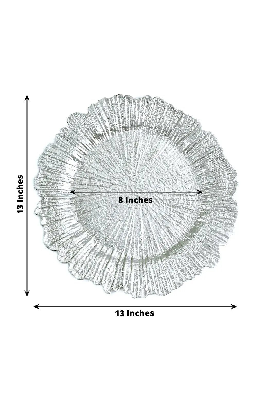 Silver Reef Acrylic Charger Dinner Plates - Set Of 6 - Marsh and Manor Collective