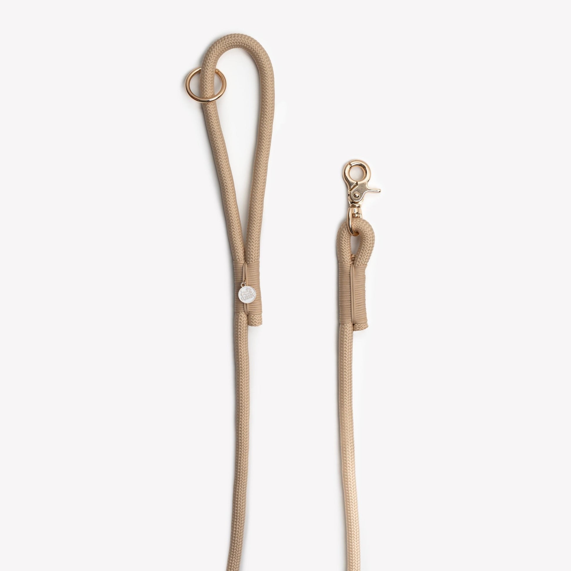 'Tan' - Braided Rope Leash - Marsh and Manor Collective