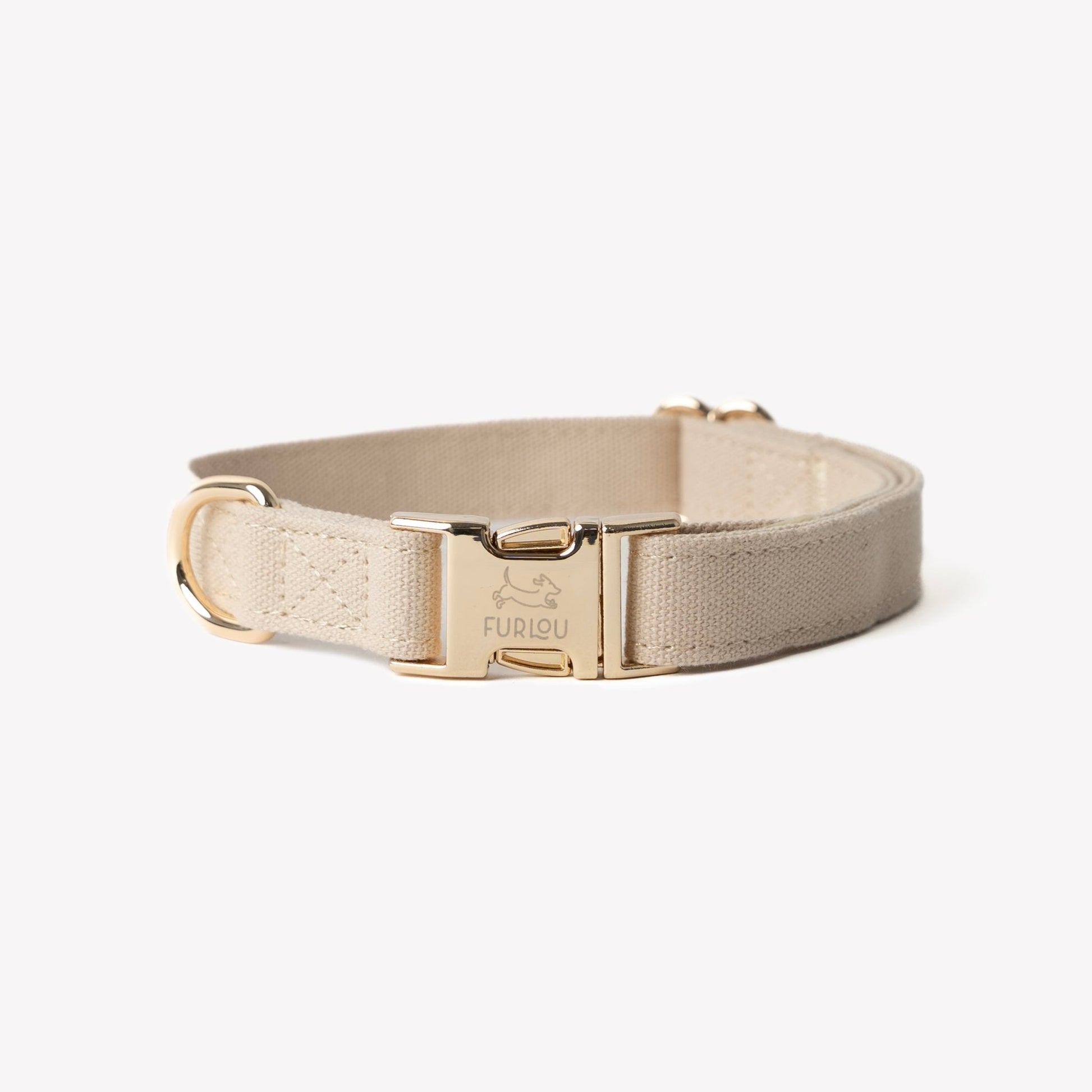 'Tan' - Canvas Dog Collar - Marsh and Manor Collective