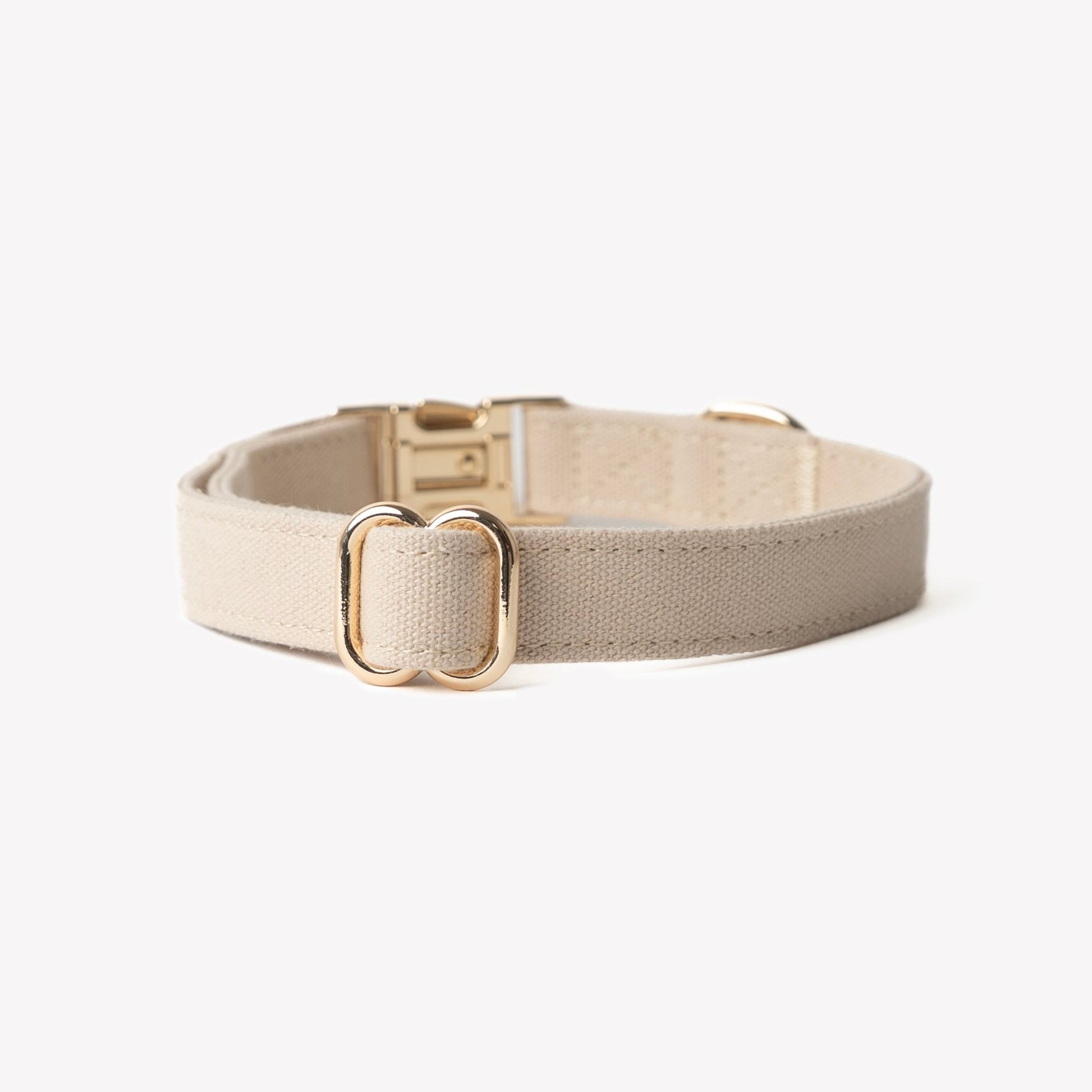 'Tan' - Canvas Dog Collar - Marsh and Manor Collective